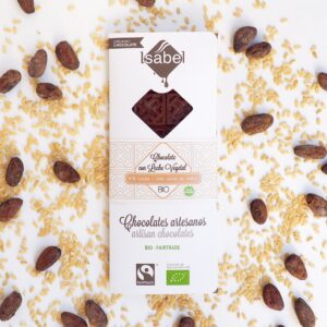 Tableta BIO Chocolate con LECHE VEGETAL – Bebida de ARROZ