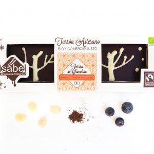 turron chocolate blanco almendra arandanos vainilla
