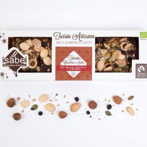turron praline crujiente y frutos secos