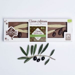 turron chocolate cacao y aceite de oliva virgen extra sal