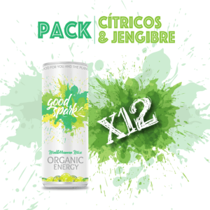 Bebida energética ecológica Pack Mediterranean Mix x 12