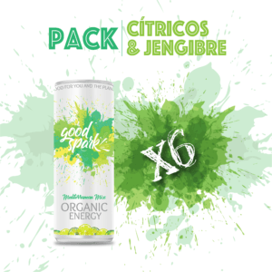 Bebida energética ecológica Pack Mediterranean Mix x 6