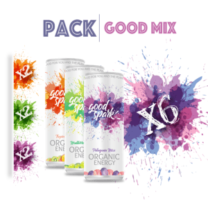 Bebida energética ecológica Pack Mix x 6
