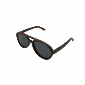 gafas de sol de bambú Livegens Aviawood estilo aviador sostenibles