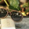 gafas de sol de bambú Livegens Aviawood estilo aviador sostenibles