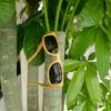 gafas de sol de madera de bambú polarizadas hechas a mano y sostenibles