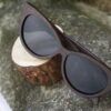 Gafas de sol de bambú para mujer. Estilo felino. Elegantes y sostenibles