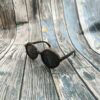 Gafas de sol de madera de bambú redondas vintage polarizadas y sostenibles