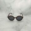Gafas de sol de madera de bambú redondas vintage polarizadas y sostenibles