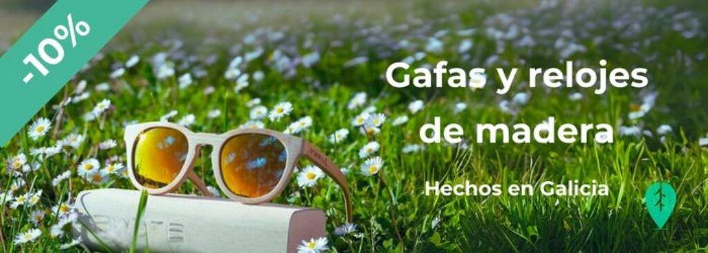 Gafas de sol de madera Reloj de madera