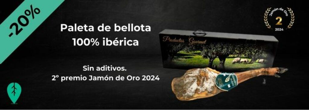 Paleta de bellota 100% ibérica sin aditivos