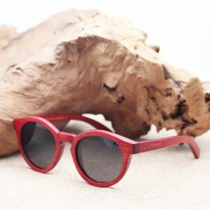 Gafas de sol de bambú dark volcano livegens