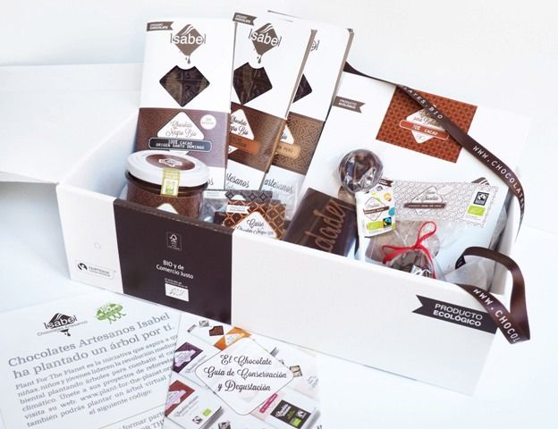 caja chocolate negro sin gluten