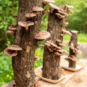 Cultiva setas shiitake en casa