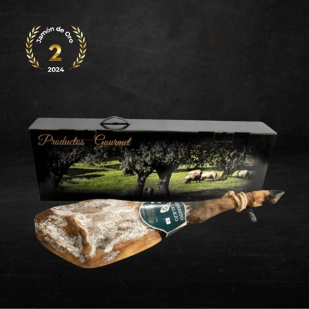 Jamón Ibérico de Bellota Etiqueta Roja 7-9 kg en estuche regalo