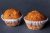 Pack de 6 unidades de muffins artesanales de trigo negrillo enriquecidos en harina bagazo de cerveza