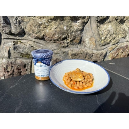 Garbanzos con Centollo y Bacalao 500g sin aditivos