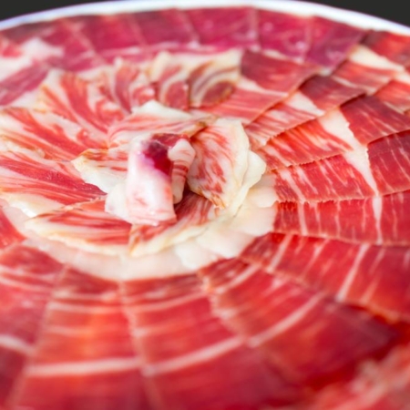 Jamón Ibérico de Bellota loncheado 1kg | Etiqueta Roja · Sin aditivos